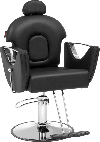Vevor Salon Chair 360° Swivel with Height-Adjustable Hydraulic Pump and 90°-130° Reclining Backrest 330 Lbs Capacity New
