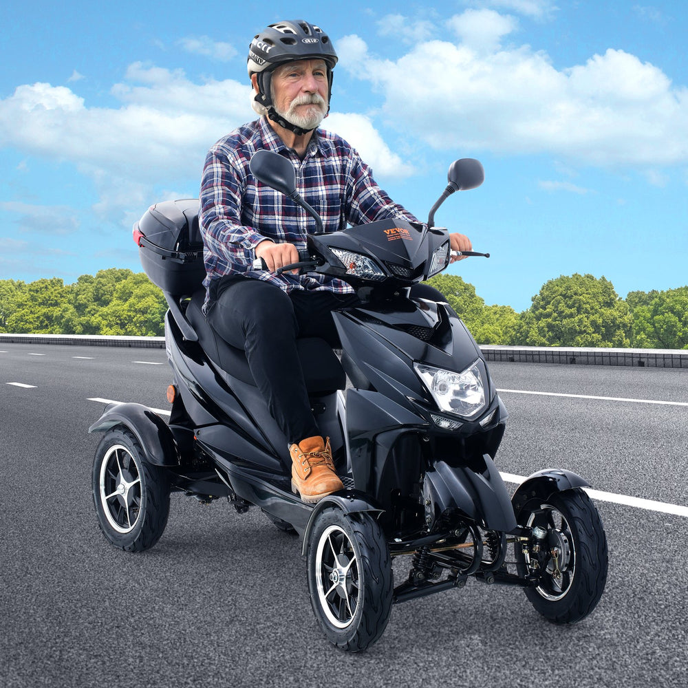 Vevor Mobility Scooter 4-Wheel Heavy Duty 450 lbs. Capacity 48V 500W 15.5 MPH 40 Mile Range New