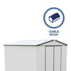 Absco AB1121 Regent Storage Shed with MN Channels 10 x 12 Ft Galvanized Steel New