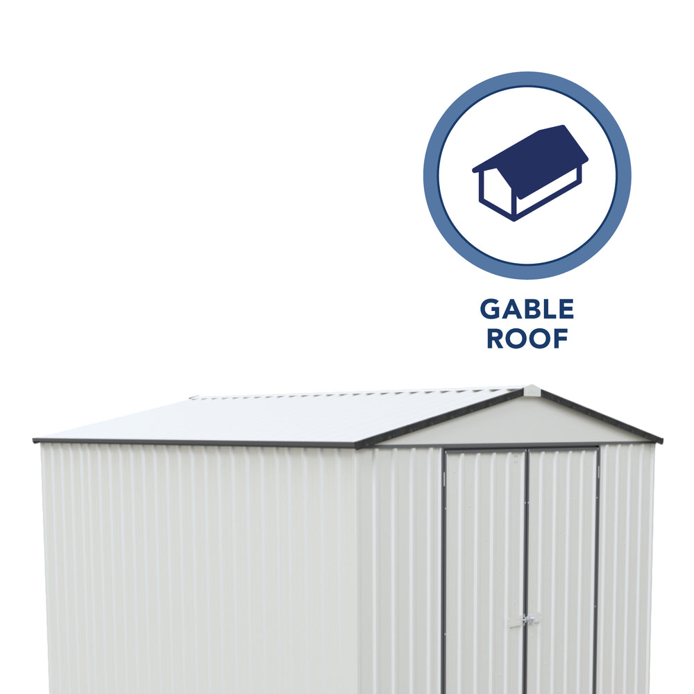 Absco AB1121 Regent Storage Shed with MN Channels 10 x 12 Ft Galvanized Steel New