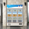 Vevor Beverage Display Refrigerator 35 Cu. Ft. Commercial Triple-Swing Glass Door with LED Light New