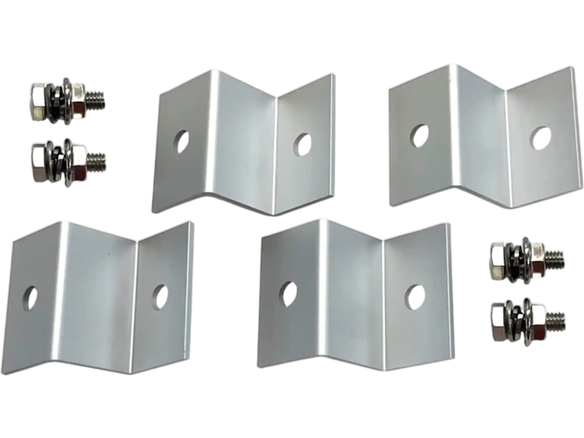 WindyNation Solar Panel Z-Bracket Mount Kit for Mounting Solar Panels - RV, Boat, Off Grid New