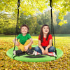 2-in-1 40 Inch Kids Hanging Chair Detachable Swing Tent Set-Green - Gallery View 1 of 13
