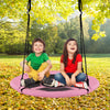2-in-1 40 Inch Kids Hanging Chair Detachable Swing Tent Set-Pink - Gallery View 1 of 12