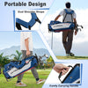 Costway Golf Club Set 10 Piece Complete Package with Driver Irons Putter and Stand Bag 42076519 New