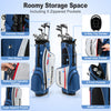 Costway Golf Club Set 10 Piece Complete Package with Driver Irons Putter and Stand Bag 42076519 New