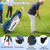 Costway Golf Club Set 10 Piece Complete Package with Driver Irons Putter and Stand Bag 42076519 New