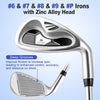 Costway Golf Club Set 10 Piece Complete Package with Driver Irons Putter and Stand Bag 42076519 New