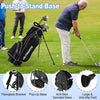 Costway Golf Club Set 10 Piece Complete Package with Driver Irons Putter and Stand Bag 42076519 New