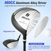 Costway Golf Club Set 10 Piece Complete Package with Driver Irons Putter and Stand Bag 42076519 New