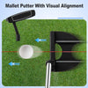 Costway Golf Club Set 10 Piece Complete Package with Driver Irons Putter and Stand Bag 42076519 New