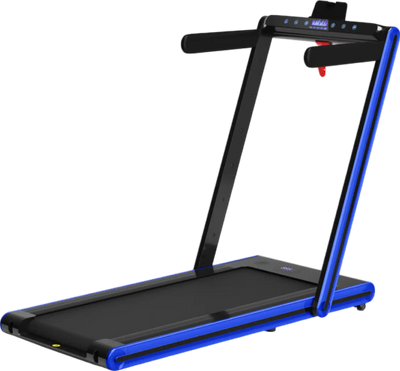Costway Treadmill 2-in-1 Folding Walking Pad with Dual LED Displays New