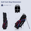 Costway Golf Club Set 11 Pieces Complete Package with Driver Irons Putter and Bag 13896427 New