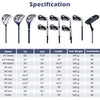 Costway Golf Club Set 11 Pieces Complete Package with Driver Irons Putter and Bag 13896427 New