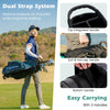 Costway Golf Club Set 11 Pieces Complete Package with Driver Irons Putter and Bag 13896427 New