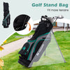 Costway Golf Club Set 11 Pieces Complete Package with Driver Irons Putter and Bag 13896427 New