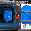 Vevor Insulated Food Pan Carrier 32 Gal Stackable Front-Load with Wheels New