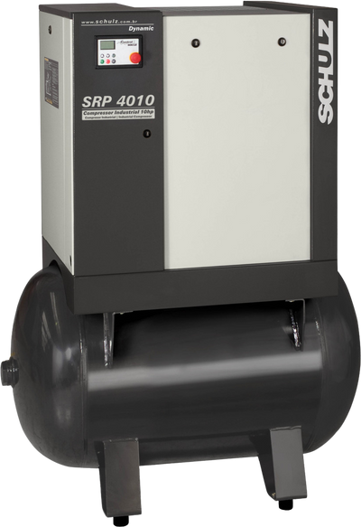 Schulz SRP-4010 Dynamic Air Compressor 10 HP 120 gal. 208-230V 3-Phase Horizontal New