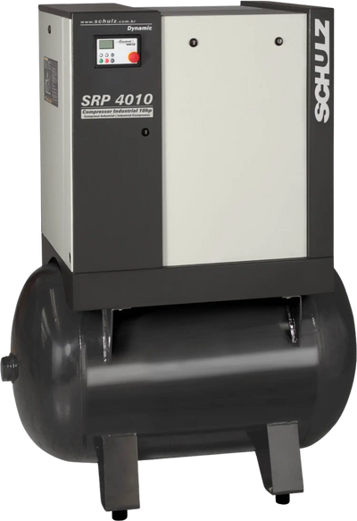 Schulz SRP-4010 Dynamic Air Compressor 10 HP 120 gal. 460V 3-Phase Horizontal 970.3902-460 New