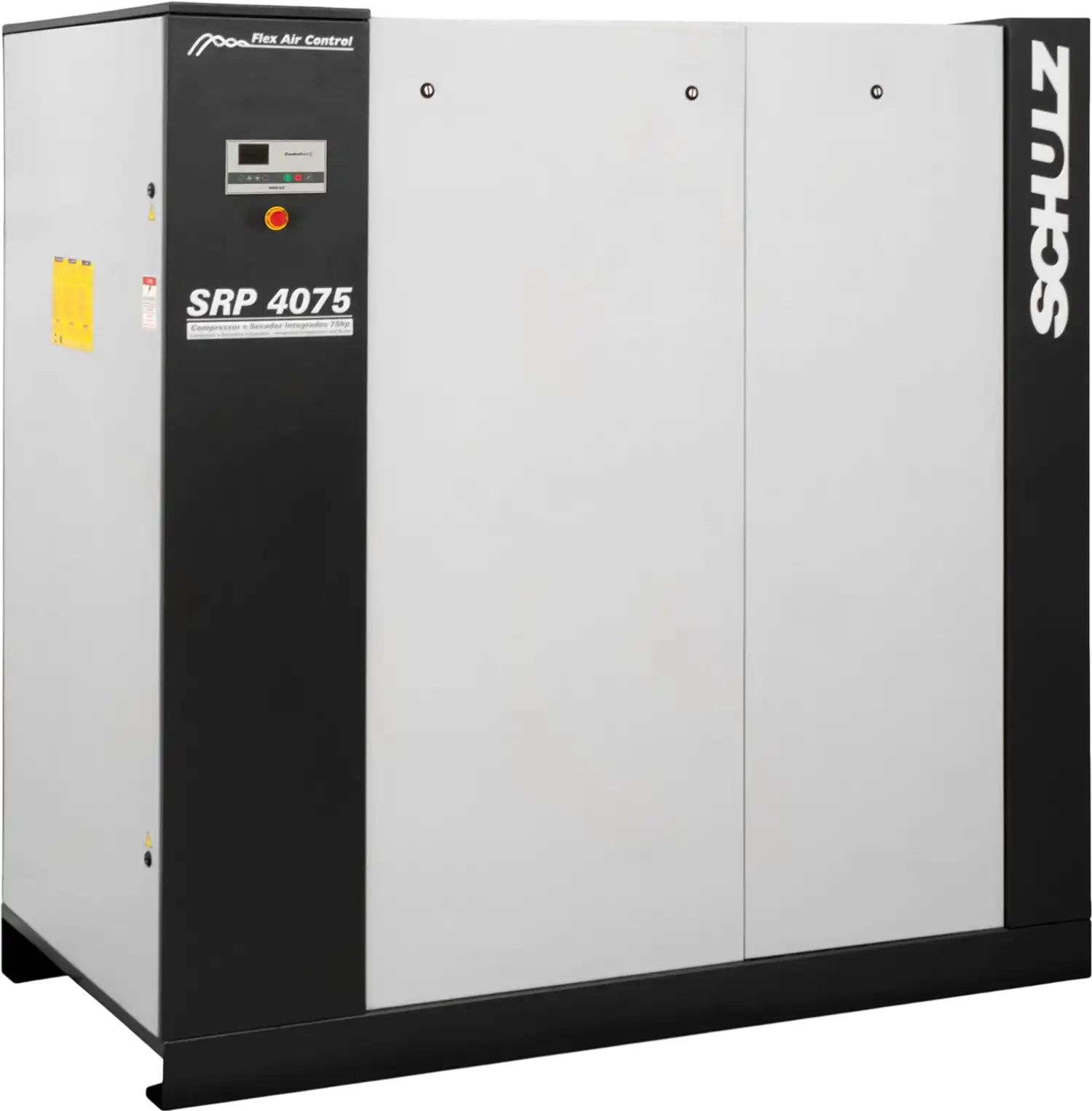 Schulz Flex Air Compressor 75 HP 460V 3-Phase 305 CFM 125 PSI SRP-4075 FLEX New