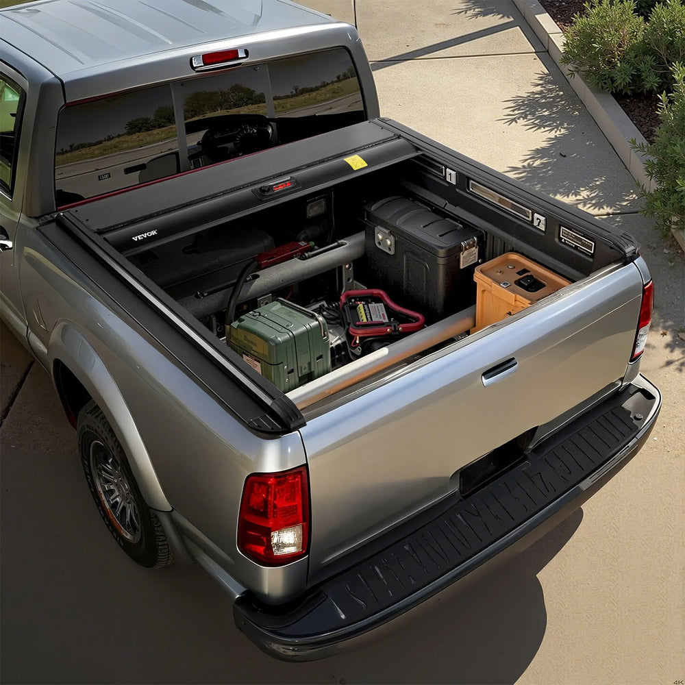 Vevor Truck Bed Tonneau Cover 5.5' Hard Retractable with T-Slot Rails for 2021–2024 Ford F-150 New