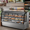 Vevor Refrigerated Display Case 32 Cu Ft Stainless Steel with 4 Adjustable Shelves New