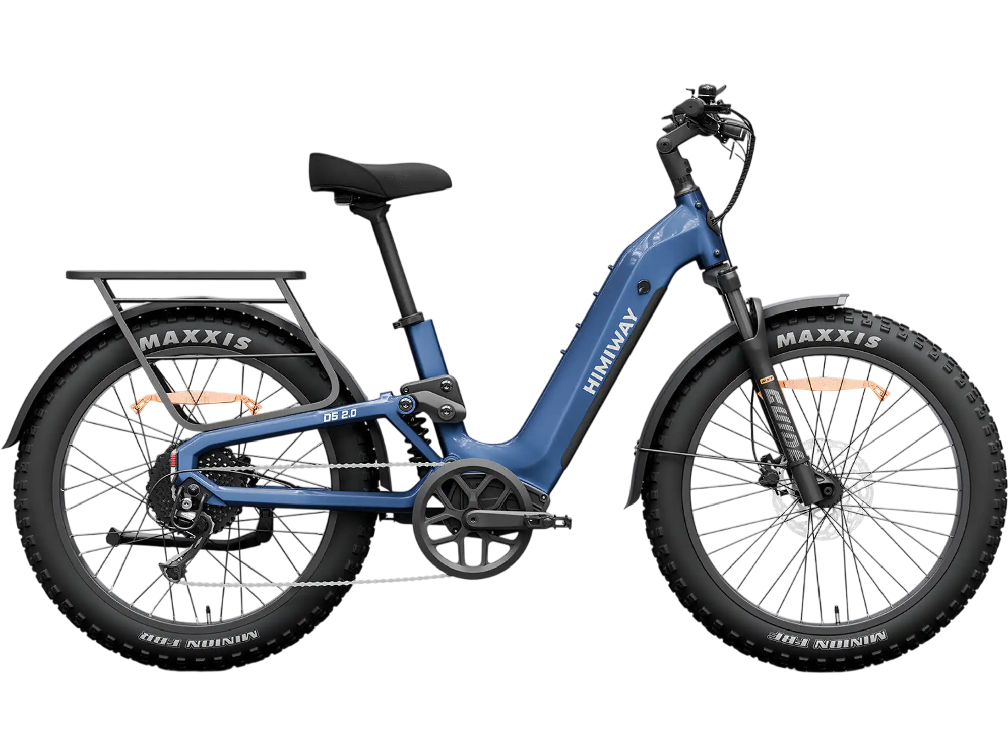 Himiway D5 2.0 Electric Bike 70 Mile Range 28 MPH Step Thru 48V 750W New