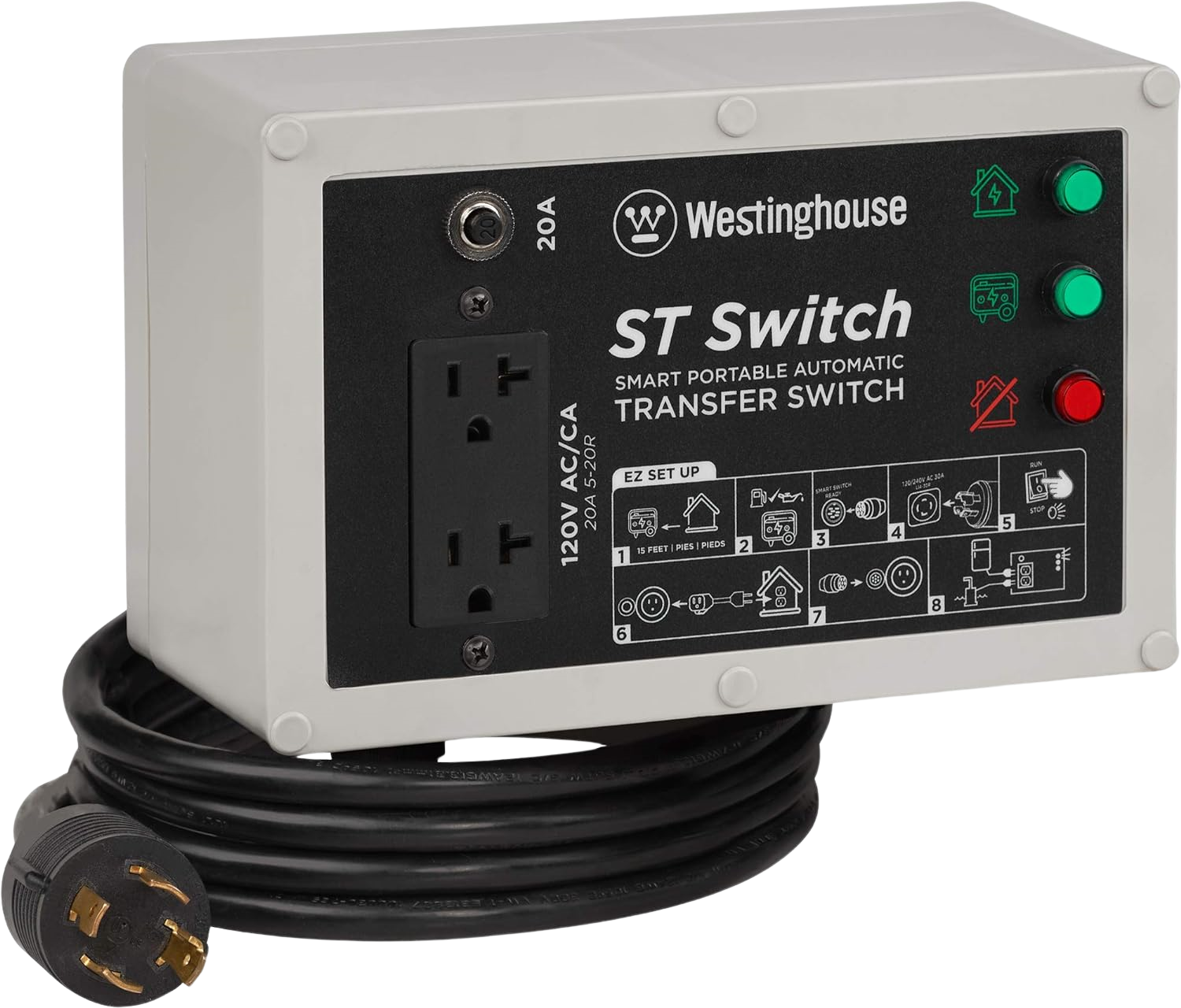 Westinghouse ST Switch 20 Amp Automatic Transfer Switch STS1 New