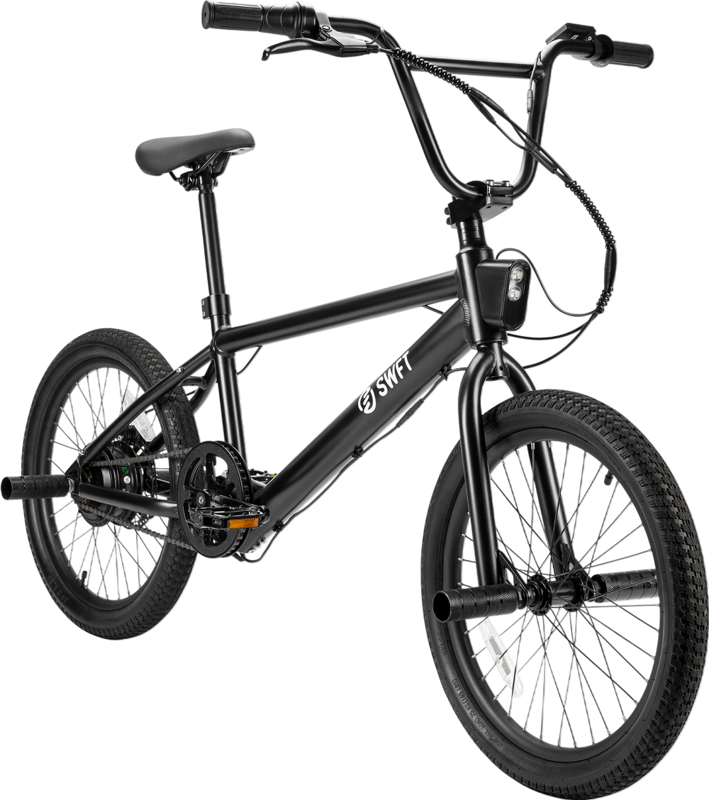speed bicycles bmx SWFT BMX Style Electric Bike 350W 35 Mile Range 20 MPH Top Speed New – FactoryPure
