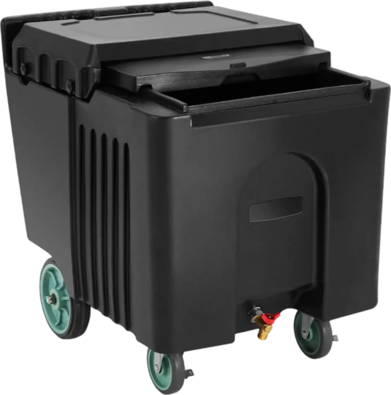 Vevor Commercial Ice Bin 125 Lbs Capacity Portable Ice Caddy with Wheels New