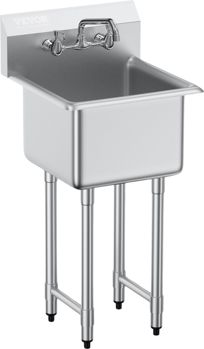 Vevor Stainless Steel Prep and Utility Sink 18