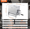 Vevor Manual Meat Mixer 80 Lb Fixed 21.1 Gal Tank Stainless Steel Gearbox Design New