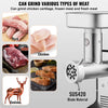 Vevor Commercial Electric Meat Grinder 5 Lbs/Min 300W Stainless Steel Sausage Stuffer New