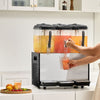 Vevor Commercial Cold Beverage Dispenser 3.2 Gal x 3 Tanks 370W Stainless Steel New