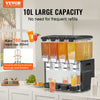 Vevor Commercial Cold Beverage Dispenser 2.6 Gal x 4 Tanks 430W Stainless Steel New