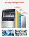 Vevor Commercial Ice Maker 160 Lbs/24H 55 Cubes Freestanding with Self-Cleaning New