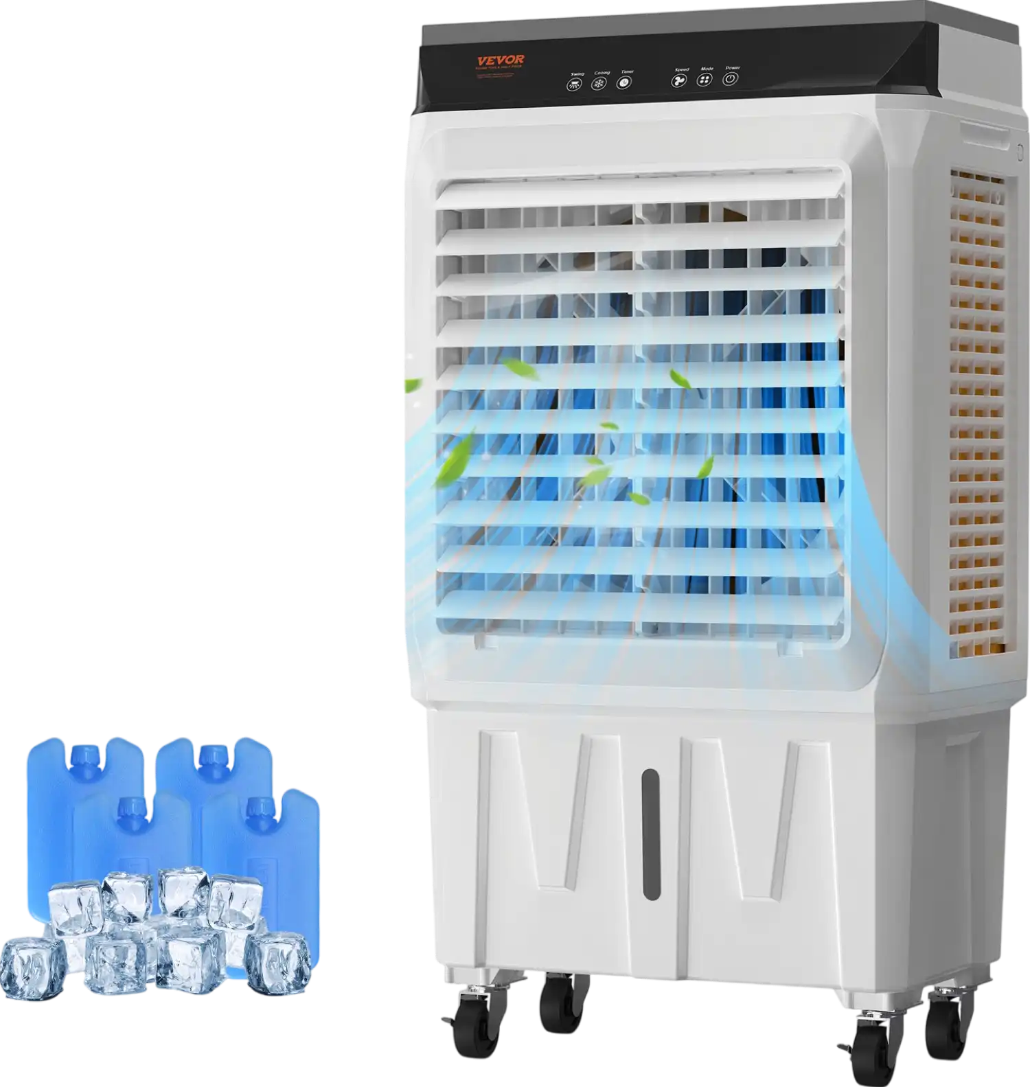 Vevor Evaporative Air Cooler 2100 CFM 7 Gal 750 Sq. Ft. Indoor/Outdoor Adjustable Speed New