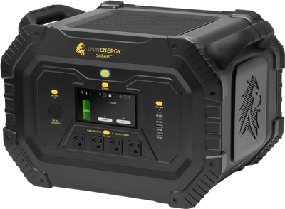 Lion Energy Safari 3000W/1612Wh Solar Generator with LiFePO4 Battery RFB