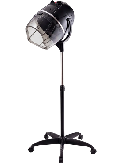 Costway Salon Standing Hair Dryer Bonnet Rolling Heater 89625410 New
