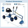 Sand digger for kids with adjustable arms, 360-degree swivel, and flexible shovel, ideal for outdoor play.