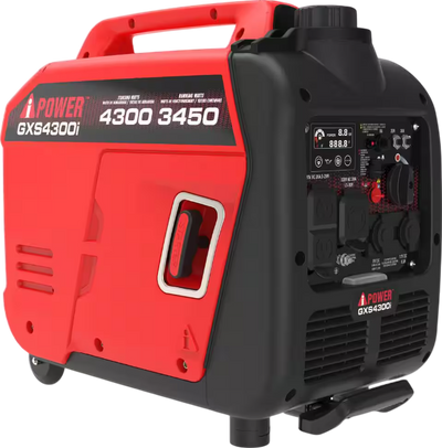 A-iPower GXS4300i 3450W/4300W Generator Gas Low THD Inverter CO Alert New
