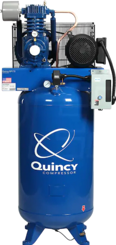 Quincy QP Pro Air Compressor 7.5 HP 80 Gallon Two Stage 1-Phase 230V New