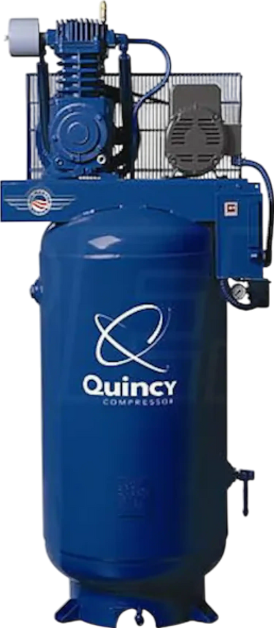 Quincy QT Pro Plus Air Compressor 7.5 HP 80 Gallon Two Stage 1-Phase 230V 471CS80VCBP New