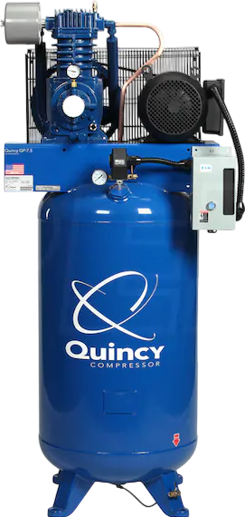 Quincy QP Pro Plus Air Compressor 7.5 HP 80 Gallon Two Stage 1-Phase 230V 571CS80VCAP New