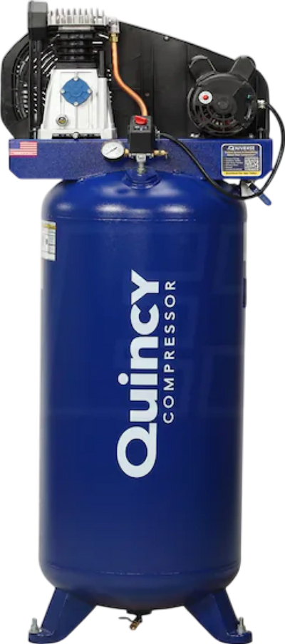 Quincy Air Compressor 3.5 HP 60 Gallon Single Stage 1-Phase 230V New