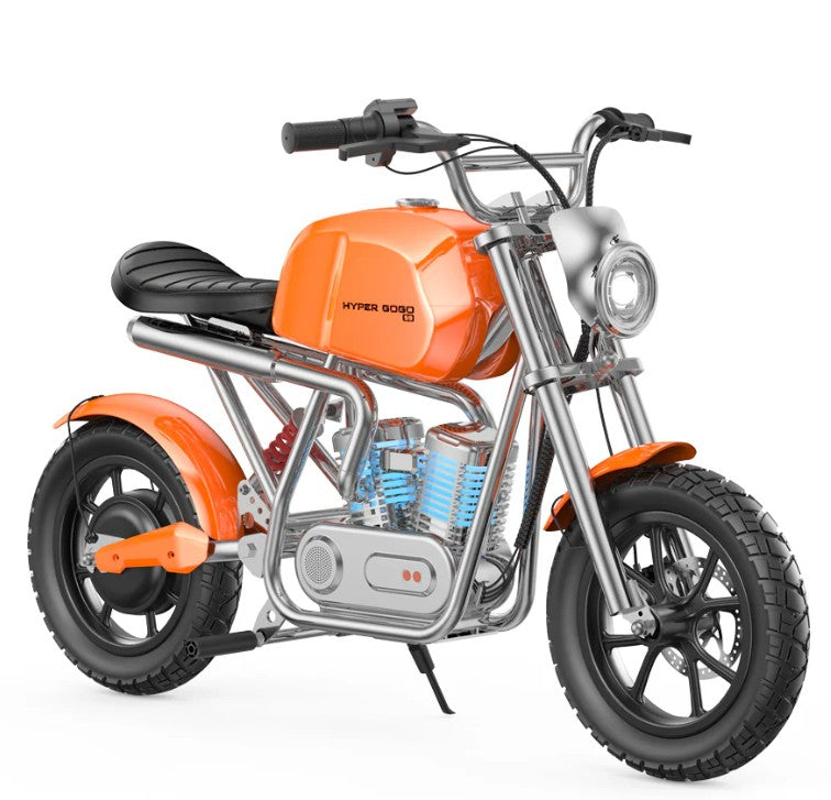 Hyper Gogo Discover 14 Plus Electric Motorcycle 36V 500W 10 MPH with App Control for Teens New
