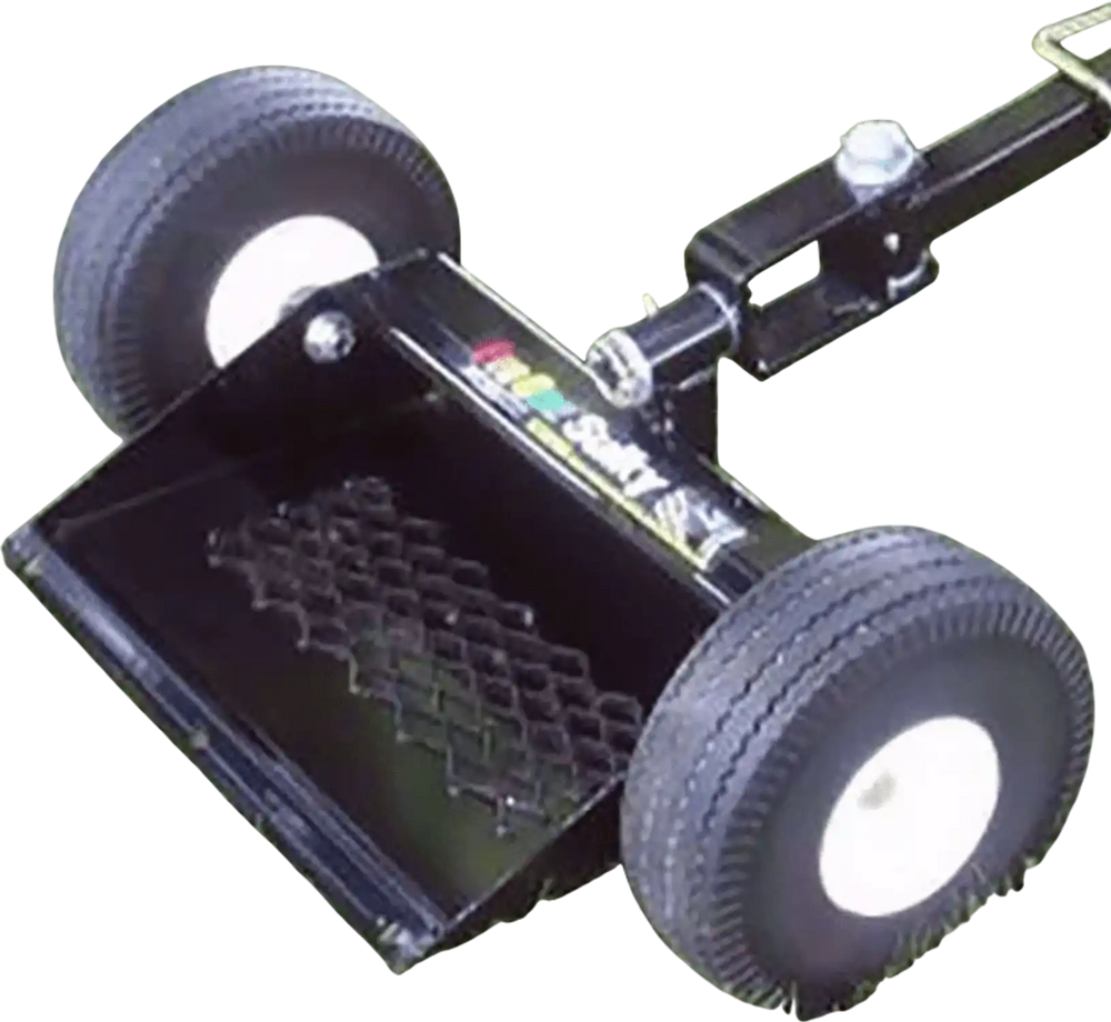 LandShark PS100B-1038-1 Sulky 38" Platform Fixed Two-Wheel Universal Mount Black New