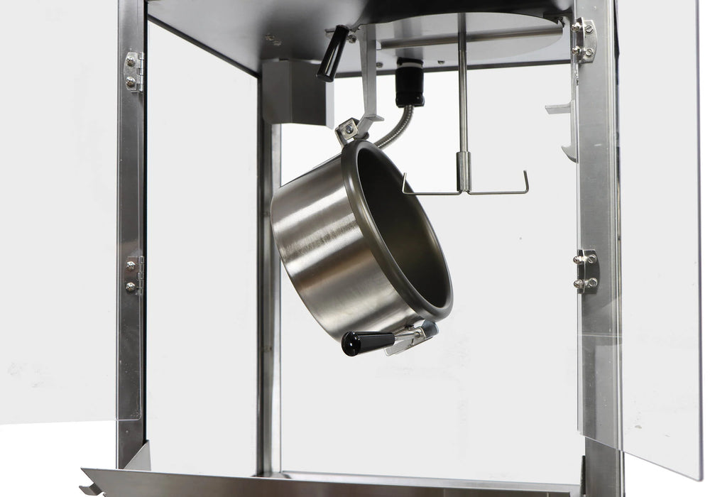 Paragon Auto Serve Popcorn Machine 8 Oz Kettle Front Access Stainless Steel New