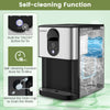 Self-dispensing nugget ice maker with self-cleaning function, 3.3 lbs capacity, and 56 lbs daily ice production.