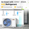 Aire acondicionado split Serie Airtural de 12000 BTU con refrigerante R32, eficiente y ecológico para espacios de hasta.
